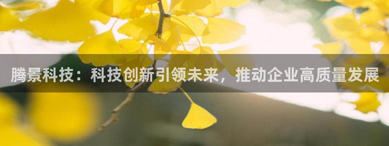 腾景科技：科技创新引领未来，推动企业高质量发展